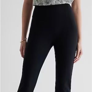 Express high waisted‎ trousers women’s size 8R black new with tags